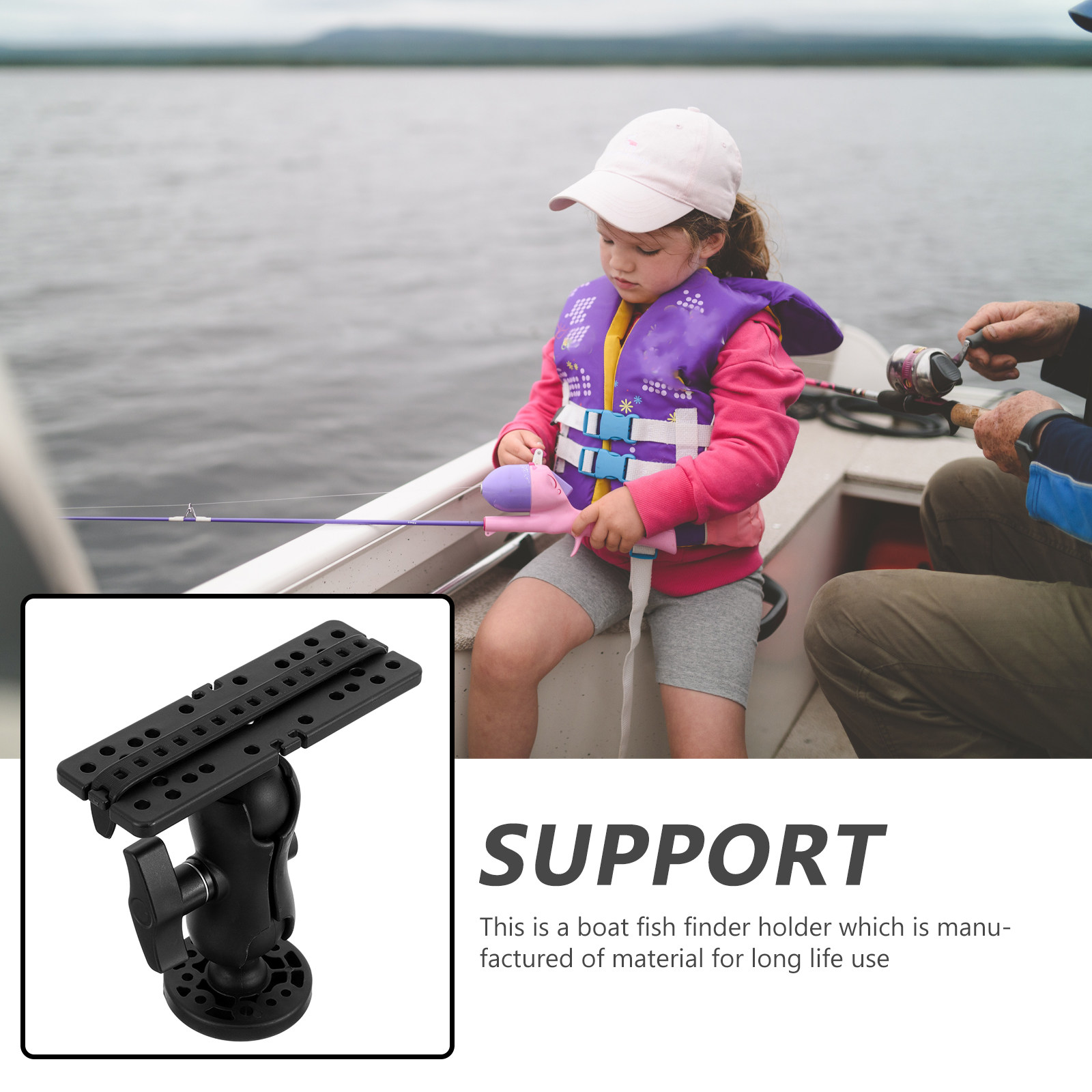 Premium Fish Finder Mount Brac - огляд і ціна Fishing Kayak Fish Finder Mount