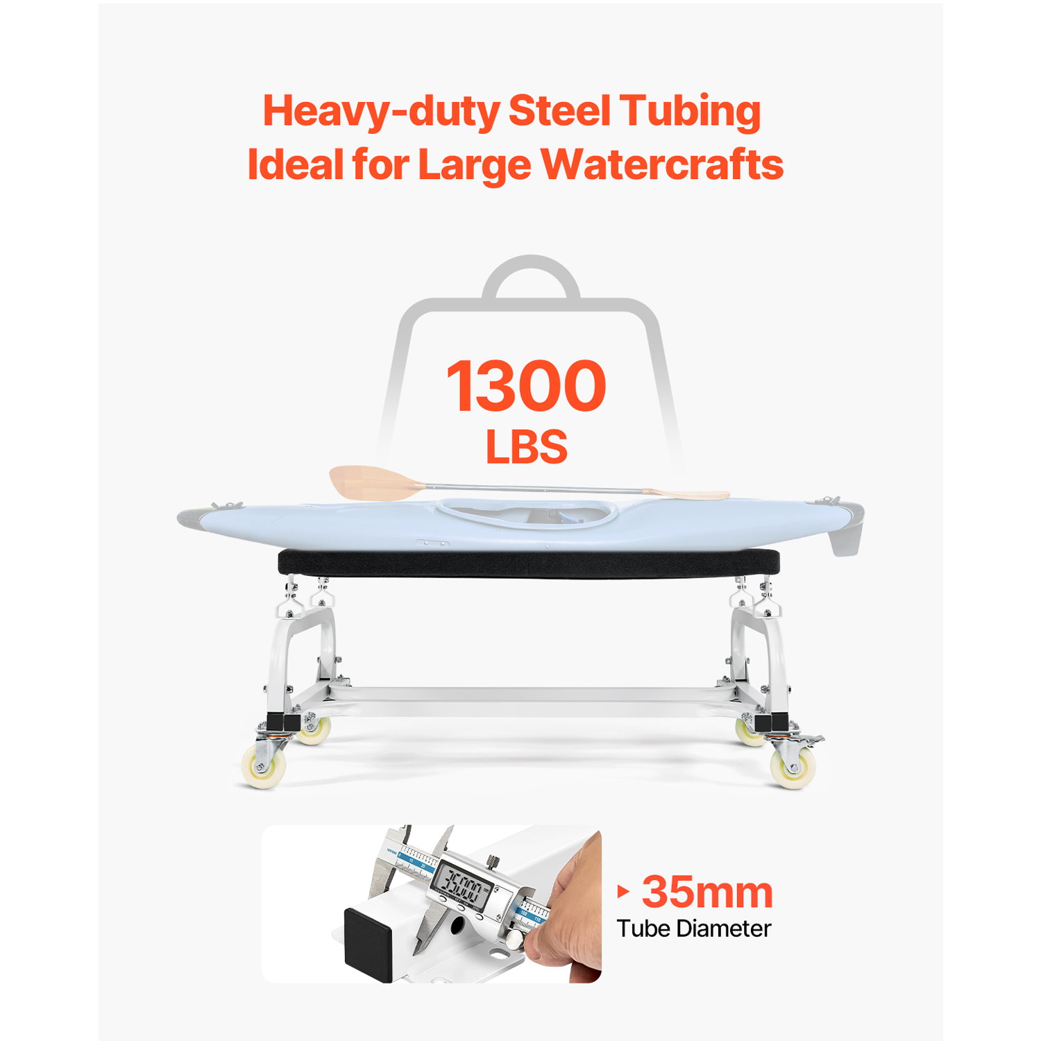 SucceBuy 1000/1300LBS Watercra - огляд і ціна Fishing Kayak Cart