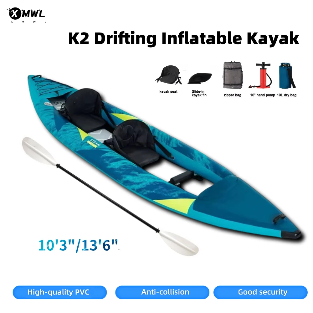 Canoe Kayak Inflatable Boat 1- - огляд і ціна Fishing Kayak Paddle