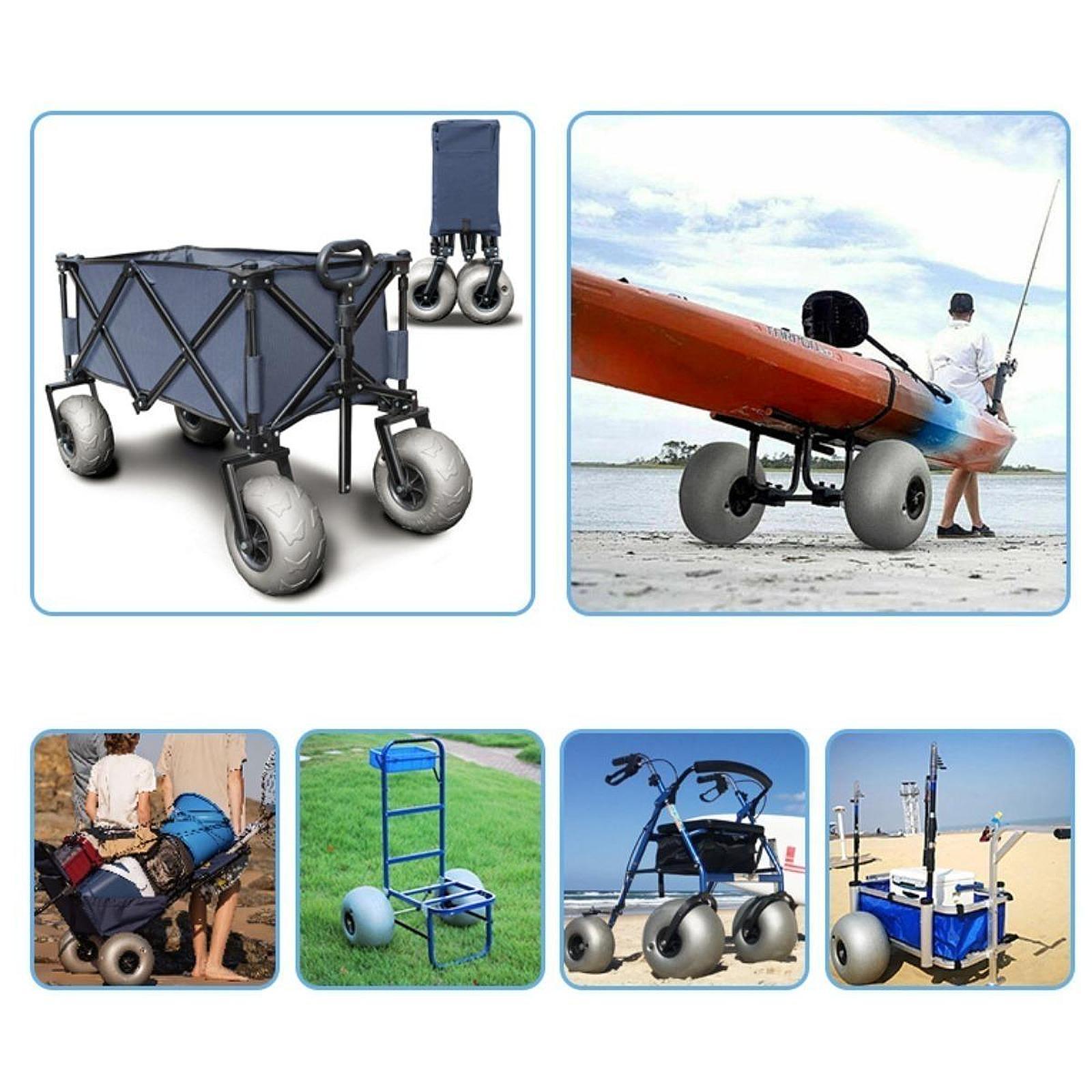 16 Inch Balloon Wheels Replace - огляд і ціна Fishing Kayak Cart